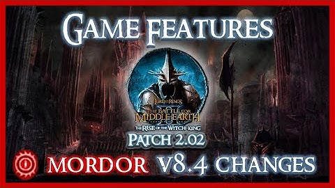 LotR BFME RotWK 2.02v8.4 Mordor #GameFeatures