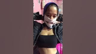 Challenge masker saputangan,dan tutup mata 