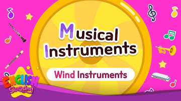 Musical Instruments (Wind Instruments) - Kids vocabulary - English educational video