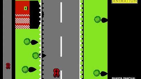 road fighter game scene | made in animate...