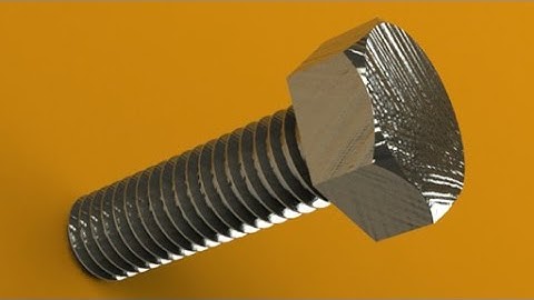 SolidWorks Tutorial-Hex Head,Size AUTO Change,ISO Metric Machine Screw(3D download)