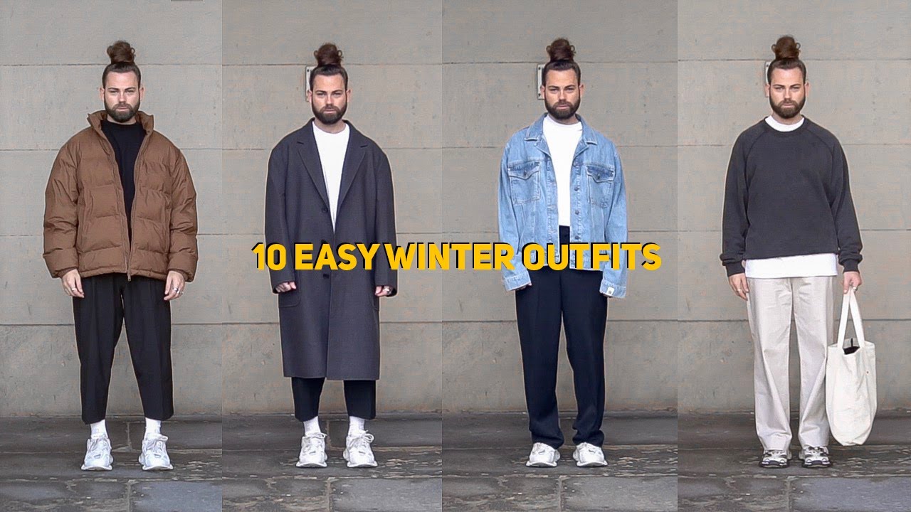 10 Winter Outfit Ideas 2020 Men's Fashion YouTube