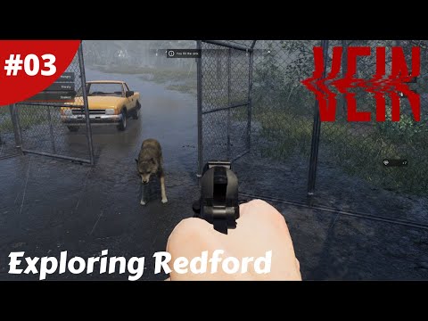 Exploring The Town Of Redford & Wolf Attacks - VEIN - #03 - Gameplay