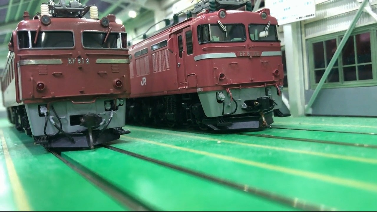 HOゲージ 16番 昭和懐かしの鉄道模型 つぼみ堂EF81オーバーホール