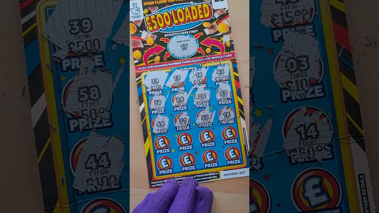 Scratching &pound;500s &pound;5 Scratch Card day 158 #scratchcards #scratching #lotto  #lottery #ticket #Lucky
