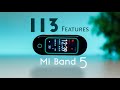 Mi Band 5 tips and tricks Review ! 113  INSANE  Features |  GIVEAWAY | Best budget fitness band?