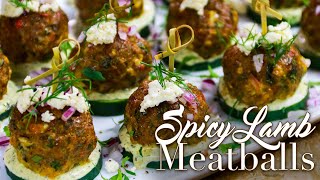 Spicy Lamb Meatballs | Lowcarb Keto Meatball Appetizers | CarnalDish