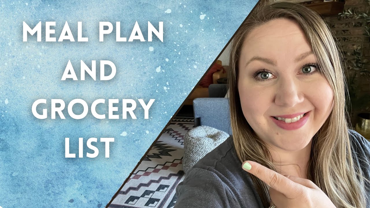 Weekly Reset pt 1: menu plan, grocery list and chit chat - YouTube