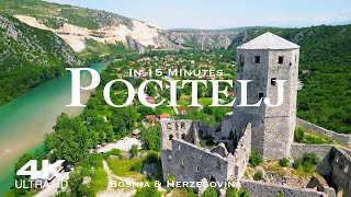 POCITELJ 🇧🇦 Drone Aerial 4K | Mostar Čapljina Bosnia & Herzegovina Босна