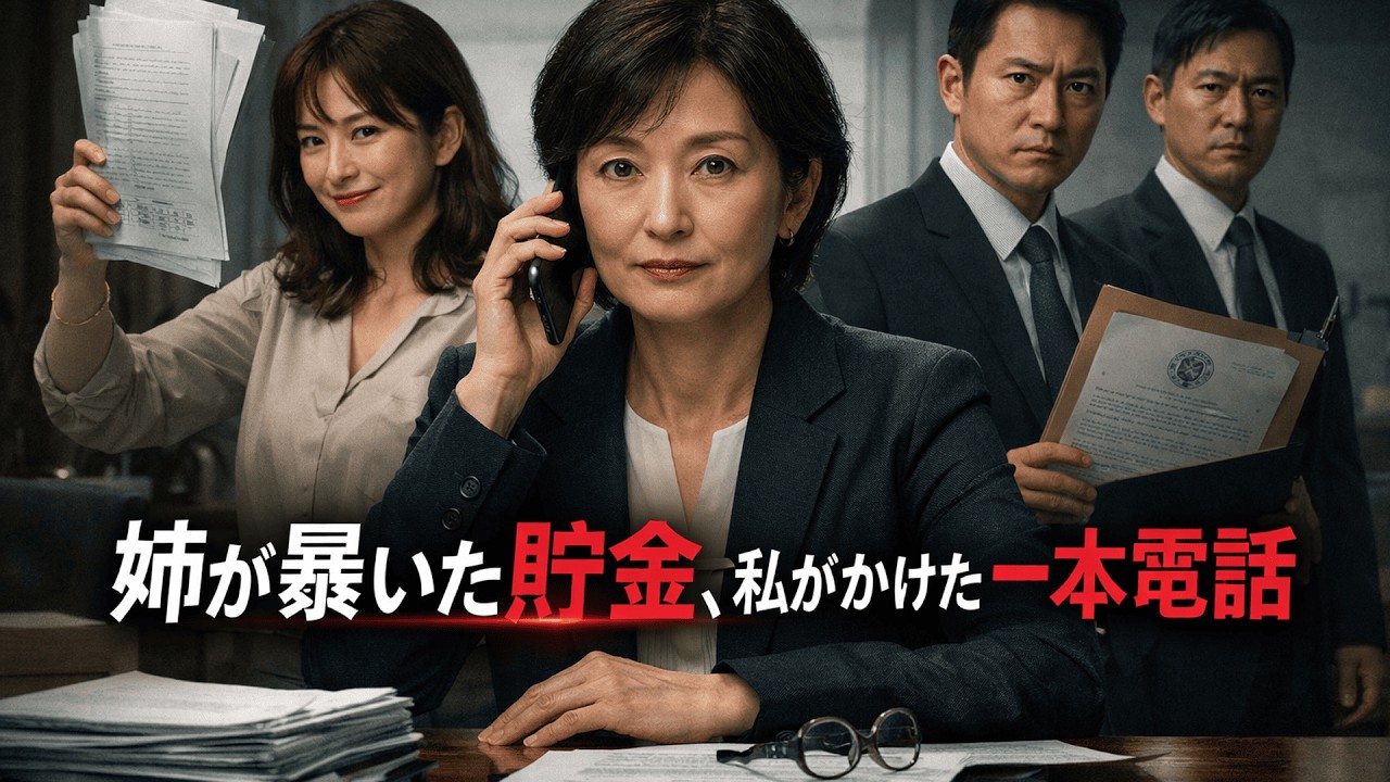 姉が暴いた貯金、私がかけた一本の電話