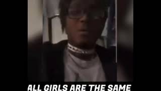 Juice wrld in the studio recording all girls are the same