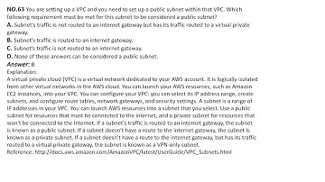 AWS Certified Solutions Architect   Associate exam SAA C02  part 1 1-100 | dumps | exam question |