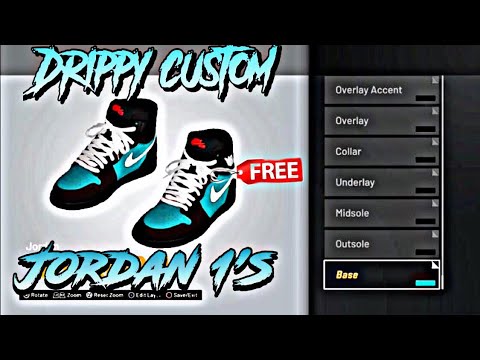 HOW TO MAKE DRIPPY CUSTOM JORDANS IN NBA 2K20!! HOW TO LOOK DRIPPY🤩 ...