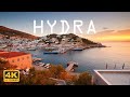 Hydra, Greece 🇬🇷 | 4K Drone Footage
