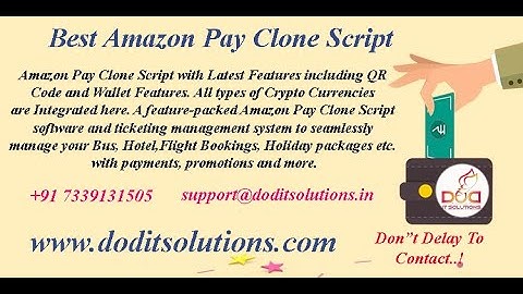 Amazon Pay Clone | Amazon Pay Clone Script | DOD IT SOLUTIONS