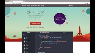 How to install Atom IDE Editor in Ubuntu Linux 19.04 18.04 16.04