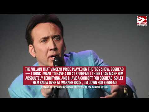 Nicolas Cage wants to play DC villain Egghead in The Batman sequel