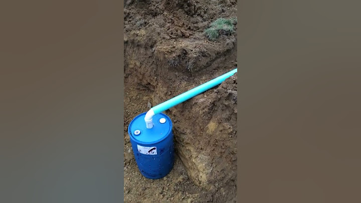 Simple DIY 3 barrel septic system for tiny house or cabin