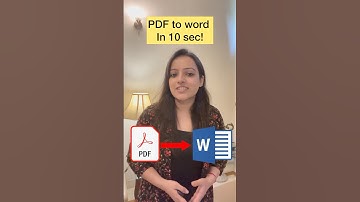 How to Convert PDF to Word in 1 click using AI Tool PDFelement | Ritika AI | Hindi #viralshorts #ai