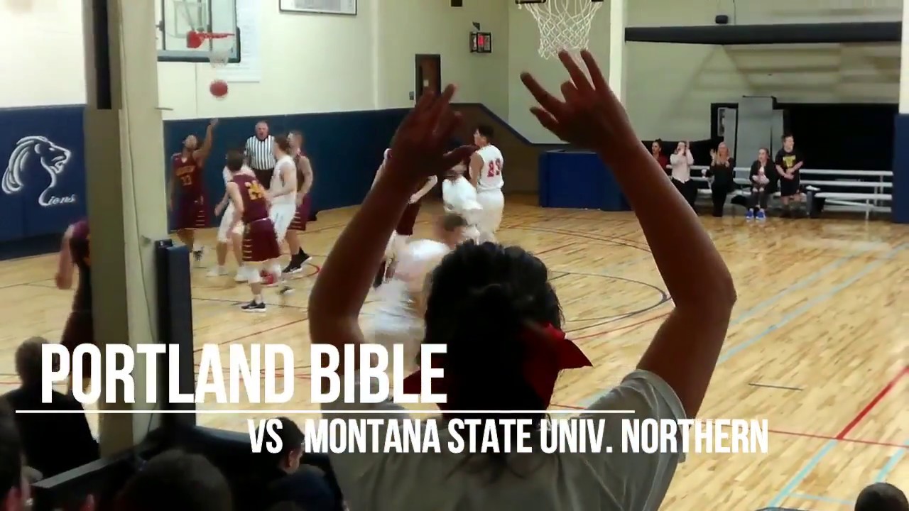 Portland Bible Mens Basketball VS MSU Northern 2018 YouTube