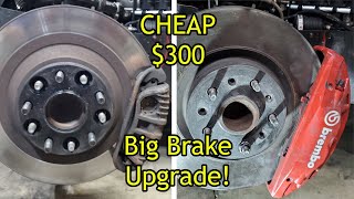 Ultracheap C4 Corvette Big Brake Upgrade