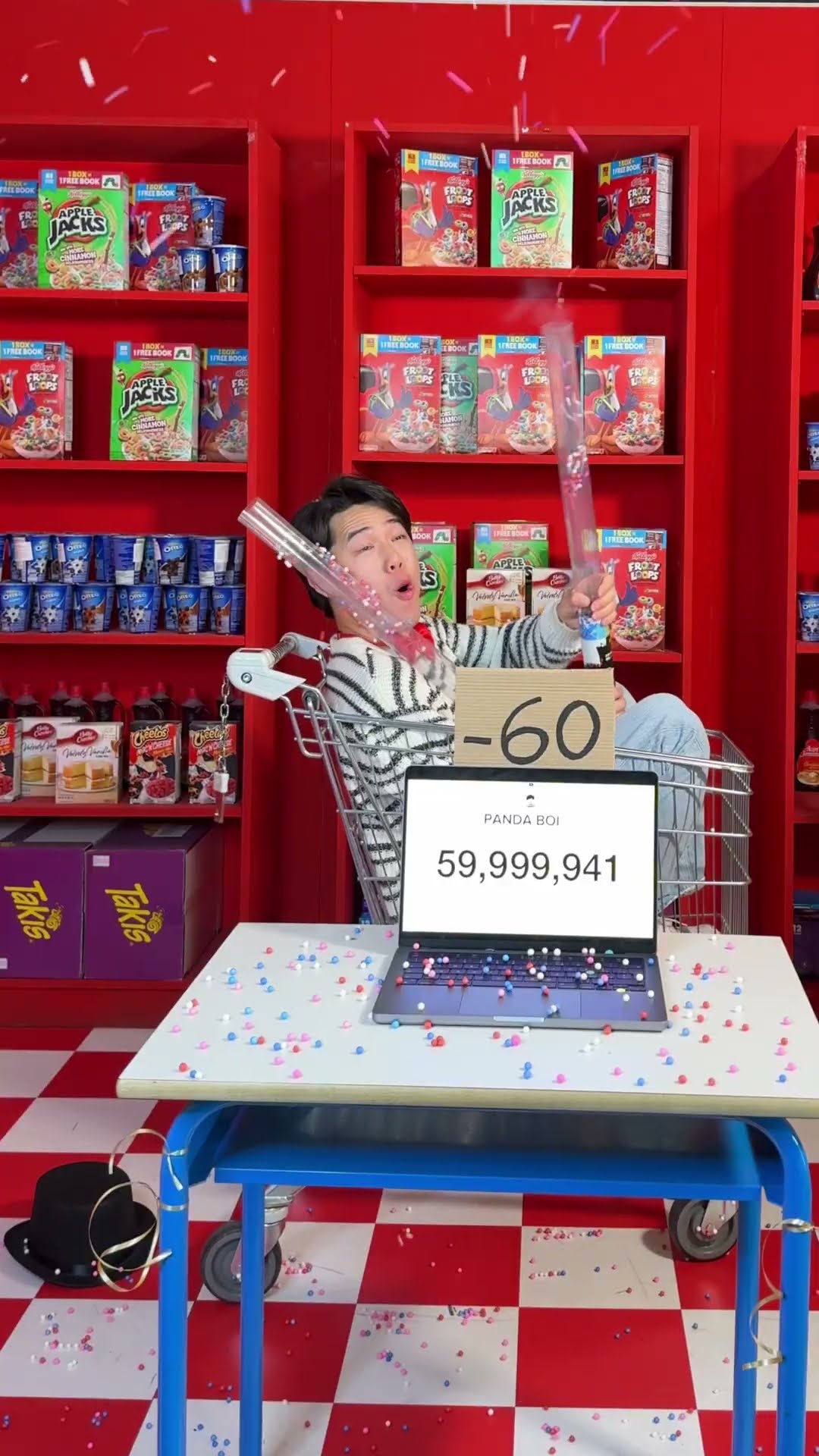 NO NO NO YES! (60 MLN SUBSCRIBERS CHALLENGE!) feat @arnaldomangini #shorts
