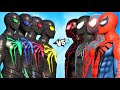 Team spiderman vs ultimate team spiderman  epic mjorlin battle