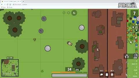 surviv io 7 kills win with DP-28 & MP220