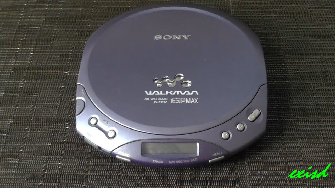 Sony D-E220 cd discman walkman - YouTube