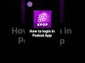 How to login in Podoal App ✨ #votingapp #bts #podoalapp