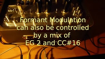 Formant Modulation on CHRT Synth