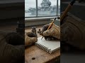 1000 hours of rust removal on an aircraft carrier #satisfying #restoration