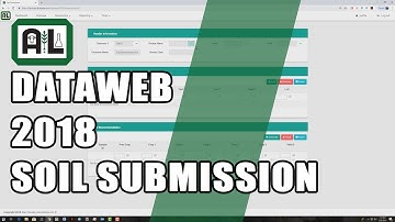 Dataweb 2018 // How to submit a soil sample
