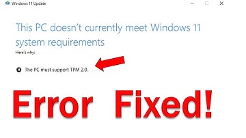 ✅ Fix “This PC Can’t Run Windows 11” | TPM 2.0 Error Bypass (100% Working 2025)