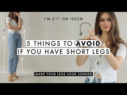 Video: How should I dress if my legs are short? Useful tips and tricks