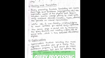 Query processing and optimization in DBMS #loksewa #dbmstutorials #psccomputer #nrb #education