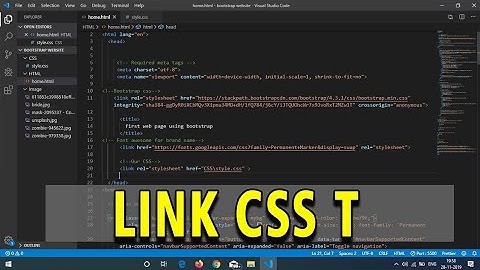 How To Link CSS To HTML In VS Code - Step By Step