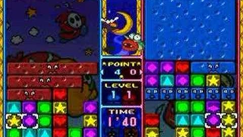 Tetris Attack Battle v Computer LV 7 -Special! X22 Chain!!!-