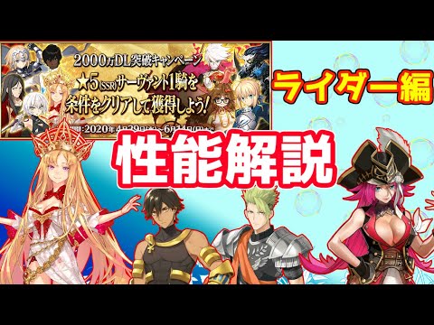 Fgo クラス別星5配布サーヴァント解説 ライダー編 00万dl記念 Youtube Fgo クラス別星5配布サーヴァント解説 ライダー編 00万dl記念 Youtube