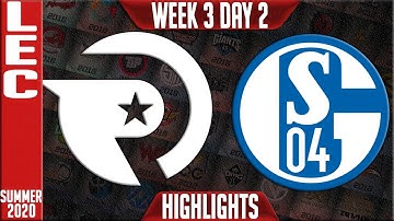OG vs S04 Highlights | LEC Summer 2020 W3D2 | Origen vs Schalke 04