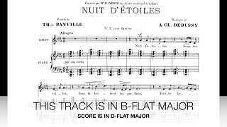 Nuit d'étoiles (Claude Debussy) - Piano Accompaniment in Bb Major *Special Request*