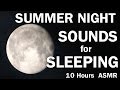Summer Night Sounds for Sleeping 10 Hours with Crickets mp3