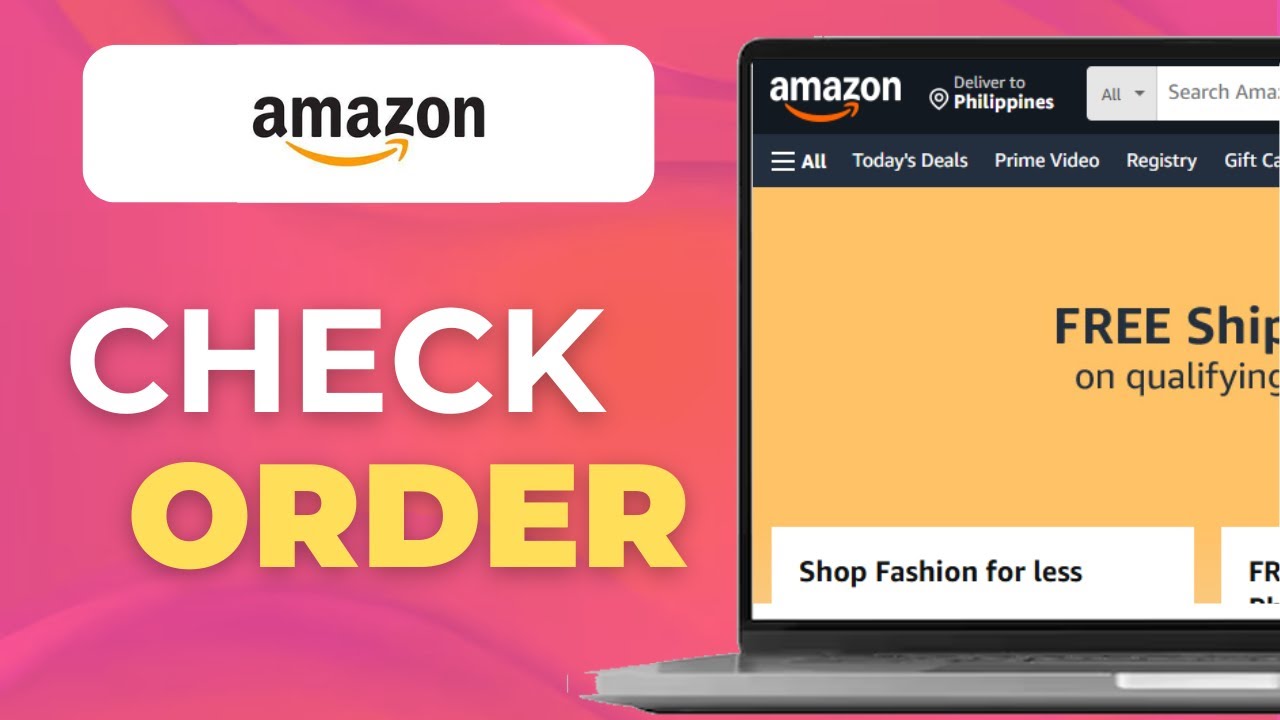 Как проверить номер заказа на Amazon