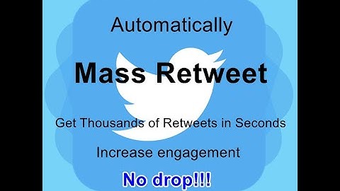 Mass Retweet Twitter Bot Retweet With Multiple Twitter Accounts #twitterbot #tweetattackspro