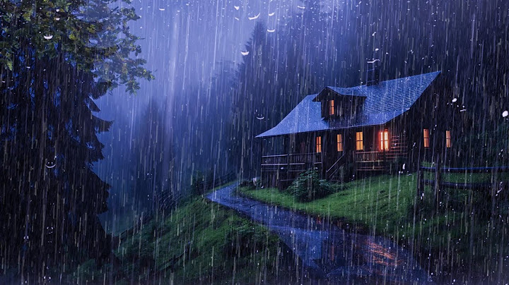 Deep Sleep During the Rainy Night - Rain Sounds For Sleeping - Beat Insomnia, ASMR, Study, Relax