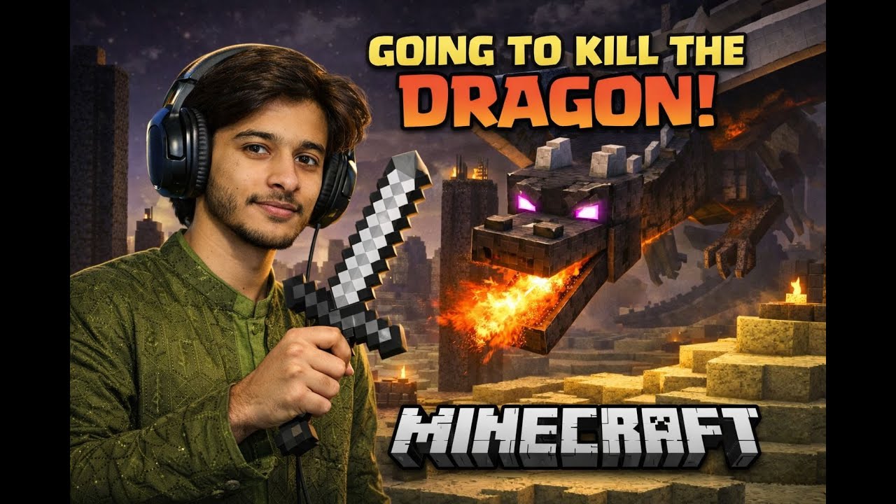 Minecraft Final Boss Fight – Ender Dragon Battle - YouTube