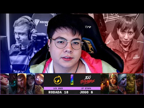 Dignitas x 100 Thieves | 18ª Rodada - LCS 2023: 2º Split | Ilha das Lendas | Desempate 7° lugar