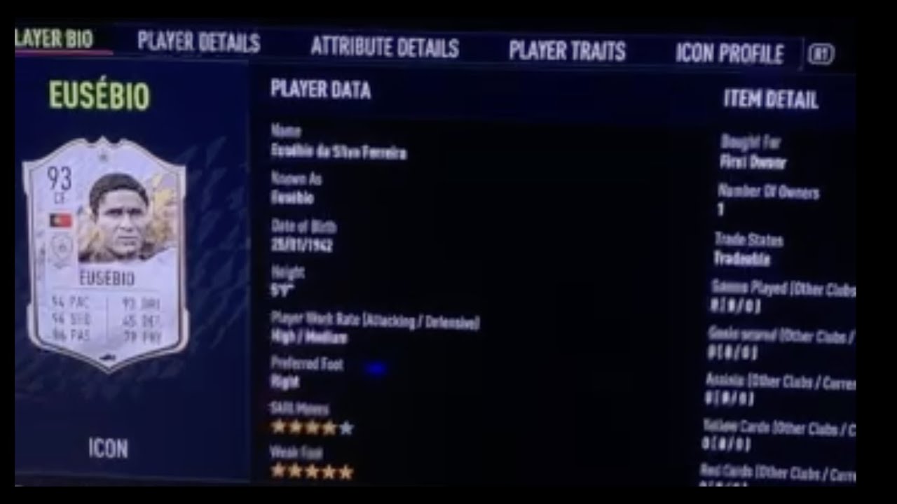 100K PACK 93 EUSEBIO😭😍