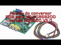 RGB para VGA - GBS8200 HD9800 - conversor barato do AliExpress