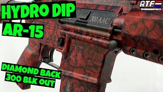 Hydro Dip AR-15 Pistol - Reduced Insanity - ATF Hydrographics